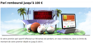 100€ bonus inscription Wnamax