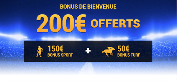 Recevez 200 euros de bonus pour vos paris sportifs chez France Pari en ligne