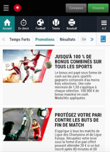 Betstars version mobile