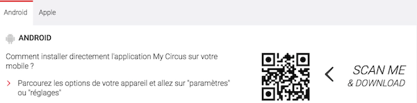 Circus télécharger App Android