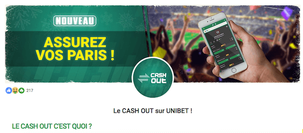 Unibet cash Out