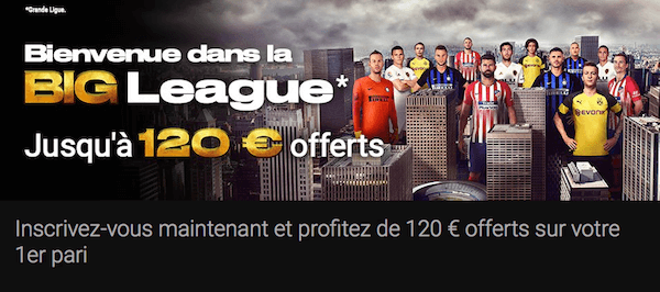 Bwin France 120€ bonus de bienvenue