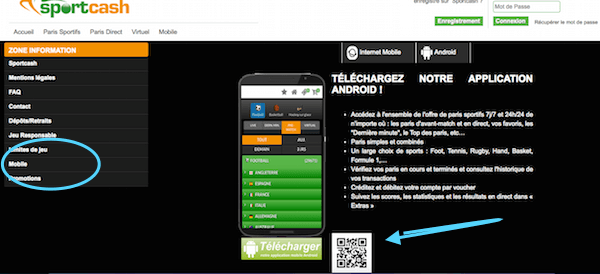 Télécharger apk Sportcash