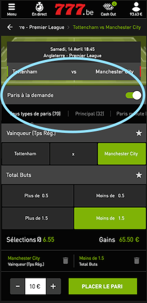 Paris a la demande bet777