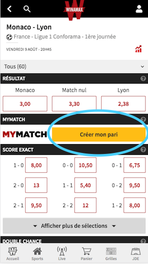 MyMatch Monaco - Lyon