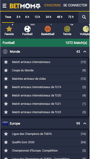 Betmomo apk  Télécharger Betmomo App pour Android Cameroun, CI