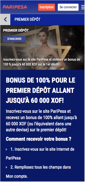 paripesa bonus