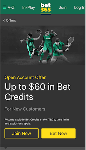 bet365 ci bonus