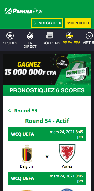 promo premier bet scores excats