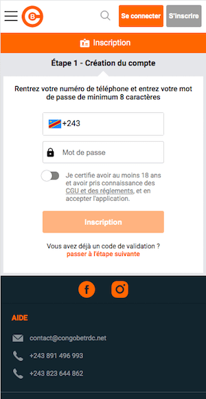 congobet rdc inscription