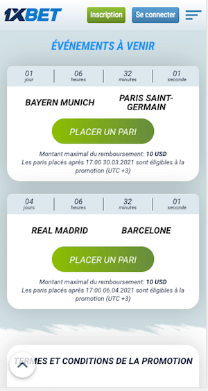 parier sans risque real barca et bayern vs psg