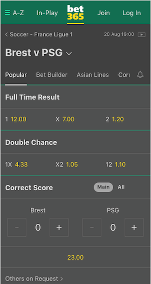 bet365 palpites