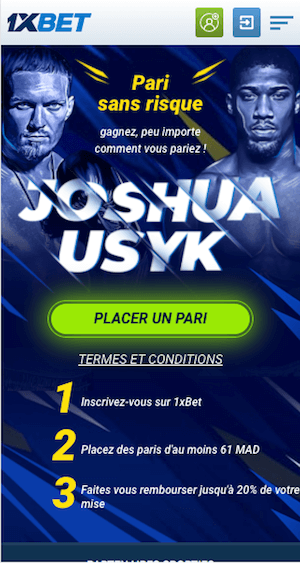 usyk vs joshua cashback