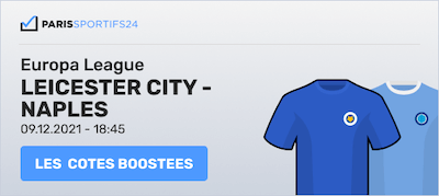 leicester vs naples meilleures cotes 