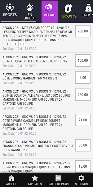 cotes boostees premier bet