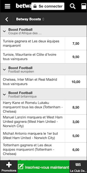 Betway boosts