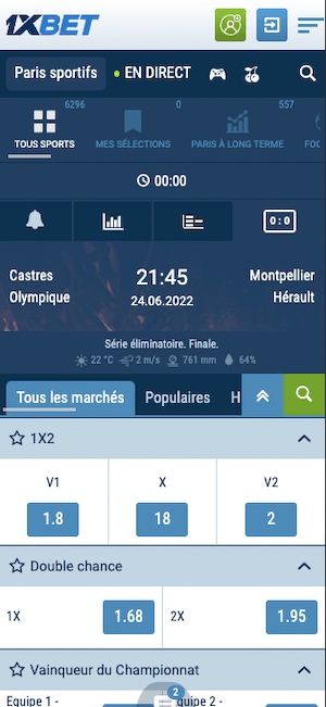 parier Castres Olympique vs Montpellier Herault
