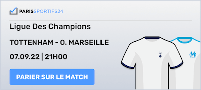 cotes tottenham marseille