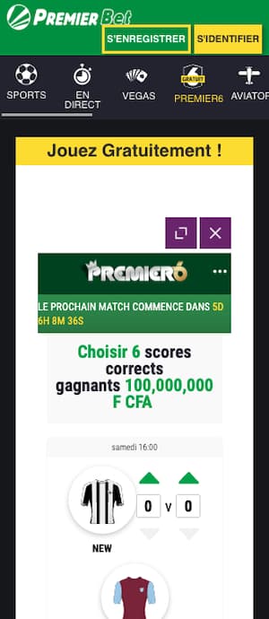 Promotion Premier 6 du 29 octobre 22