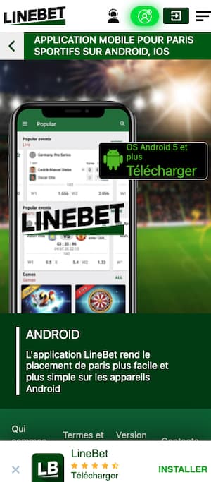 linebet apk telecharger