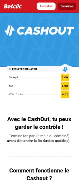 Betclic cashout