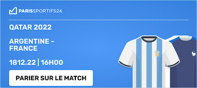parier argentine france qatar 2022