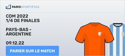 cotes pays bas vs argentine