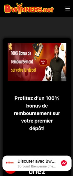 bwinners bonus bienvenue