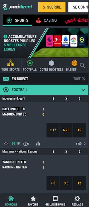 paridirect mobile