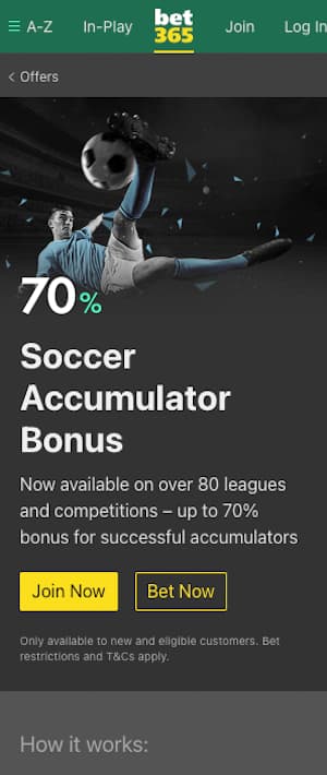 promo bet365 accumulator