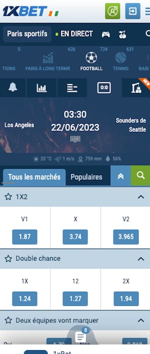 cotes los angeles vs seattle sounders