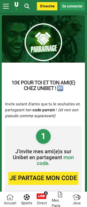 unibet fr freebet