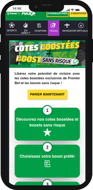 promo premier bet mali pour les cotes boostees