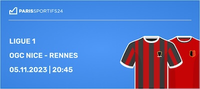 cotes ogc nice vs rennes