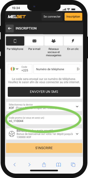 melbet code promo pour bonus