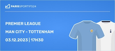 parier man city vs tottenham