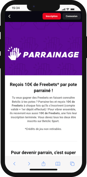 betclic parrainage paormo