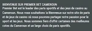 bienvenue sur premier bet cameroun