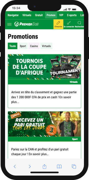 premier bet cameroun promotions