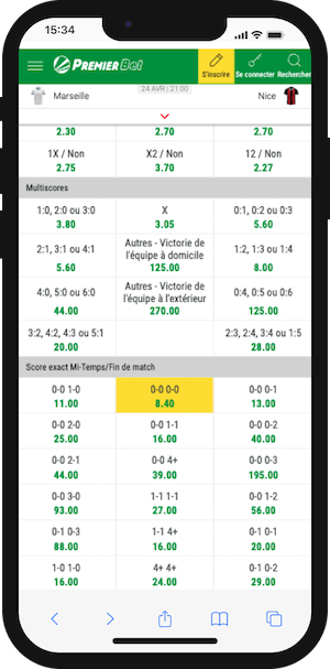 cotes om vs nice