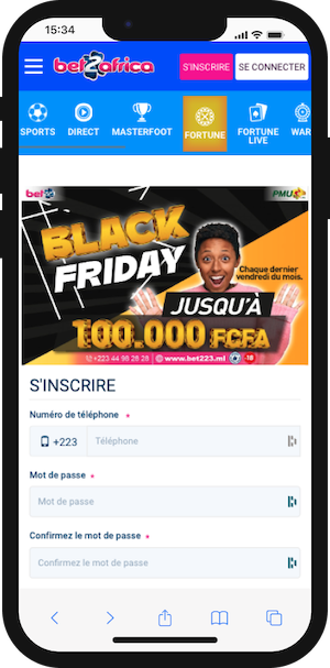 inscription bet223