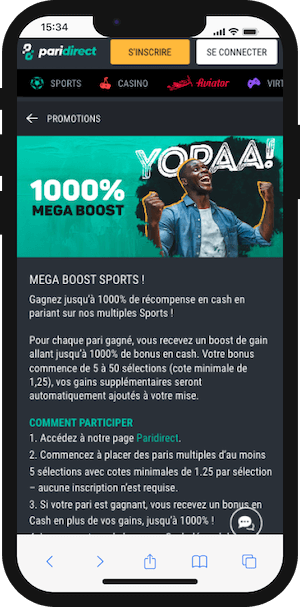 paridirect promo combines