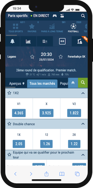meilleures cotes pour parier sur lugano vs fenerbahce 