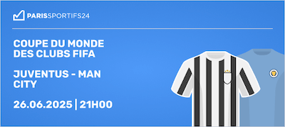 parier juventus vs man city